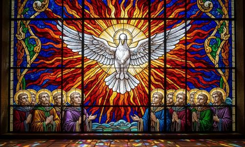 The Holy Spirit at Pentacost