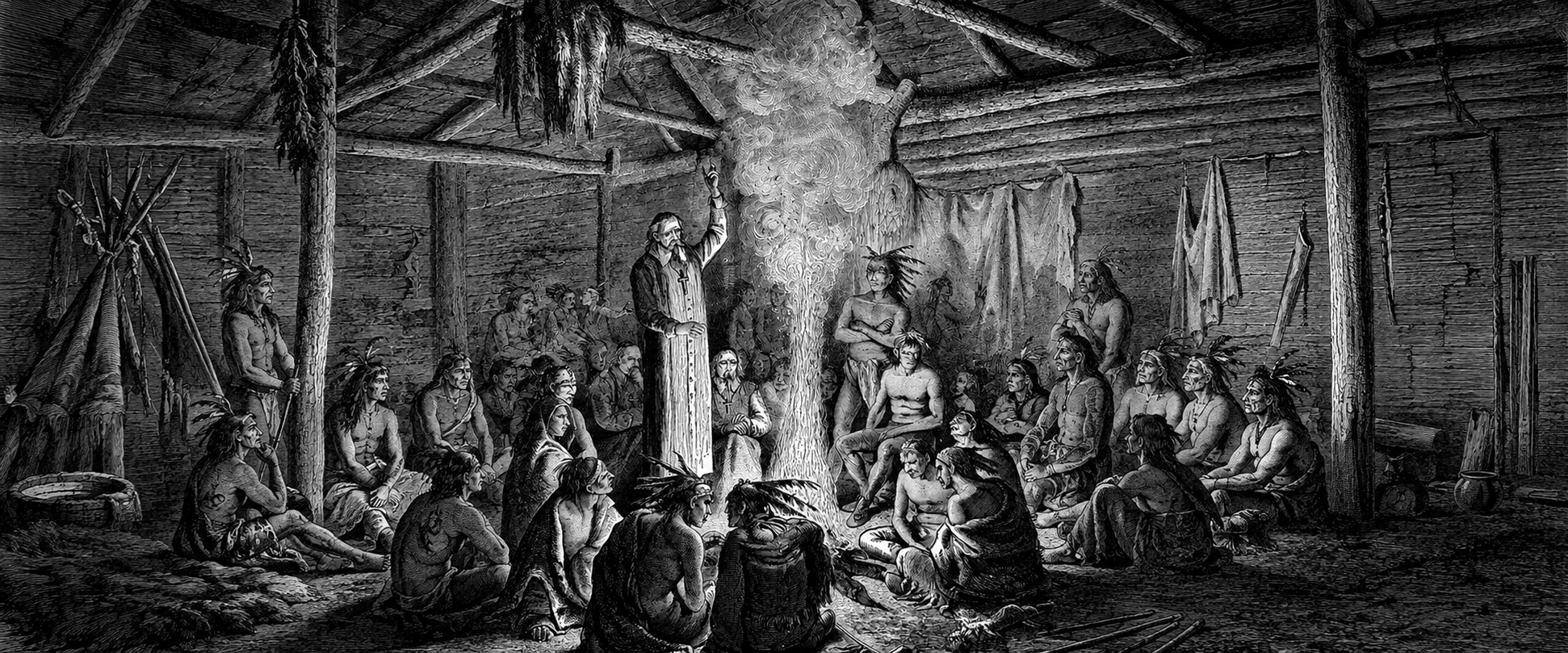 Why did the Iroquois eat a saint's heart?