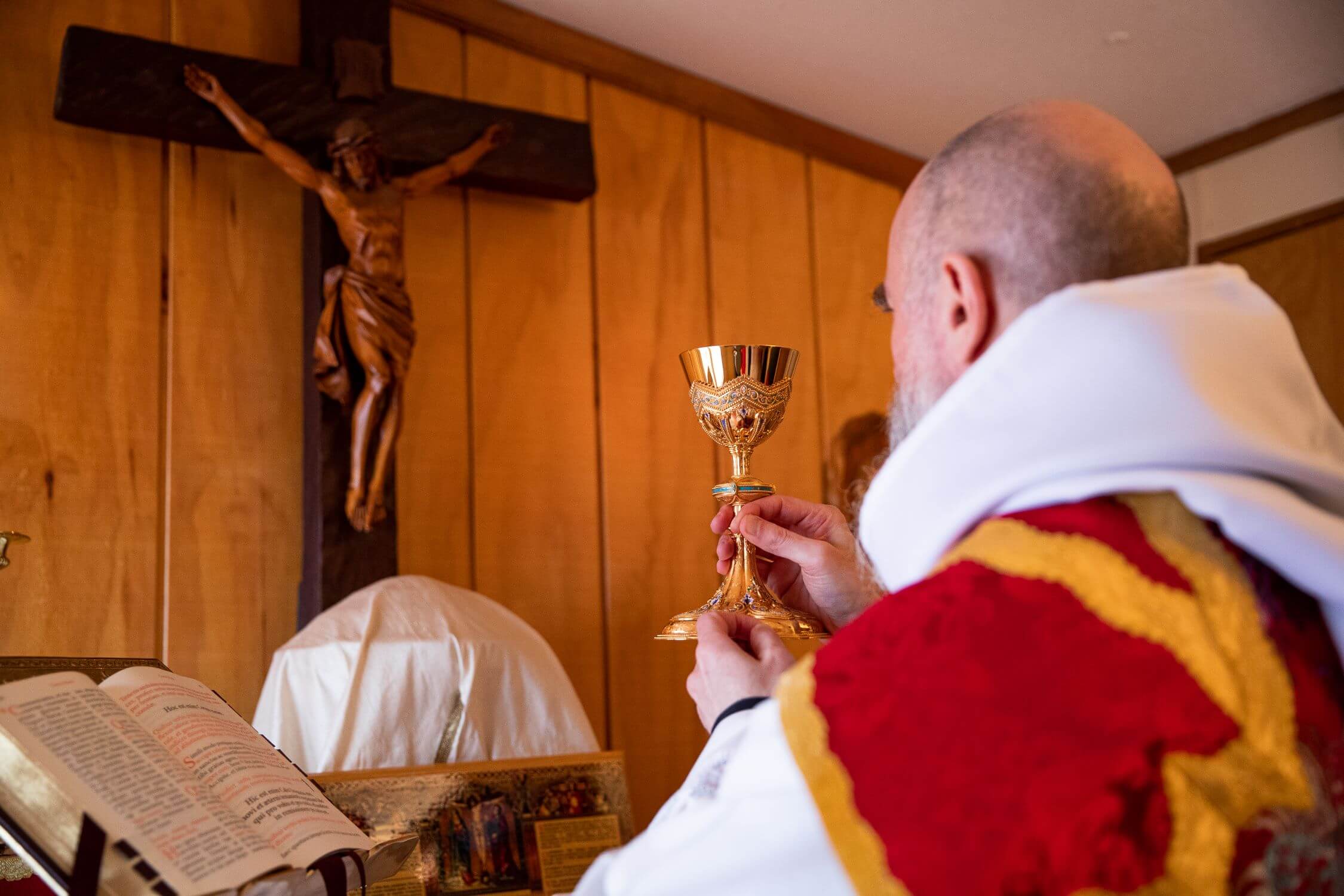 Why are chalices made of gold?