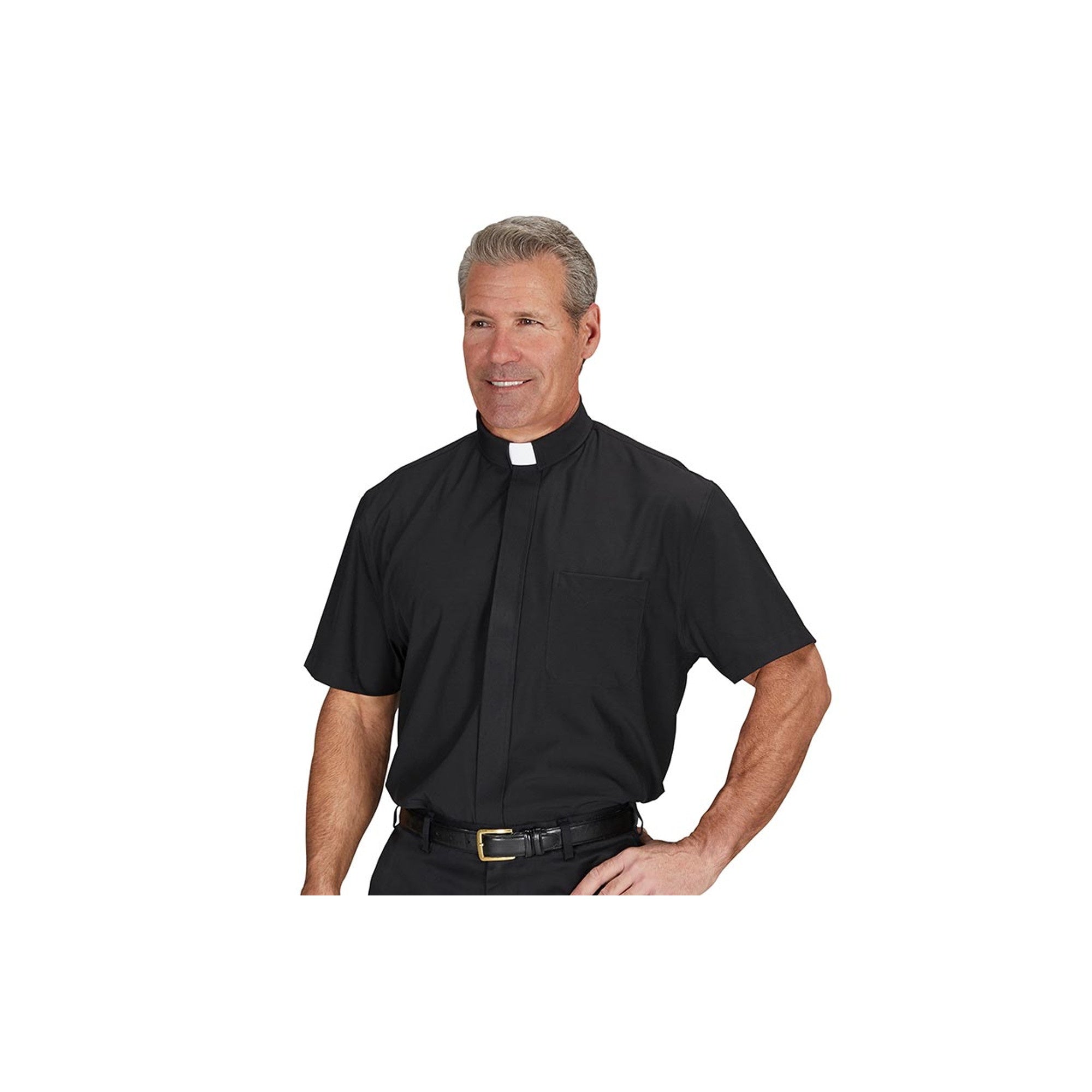 Pure-Fit Clergy Polo Short Sleeve Shirt