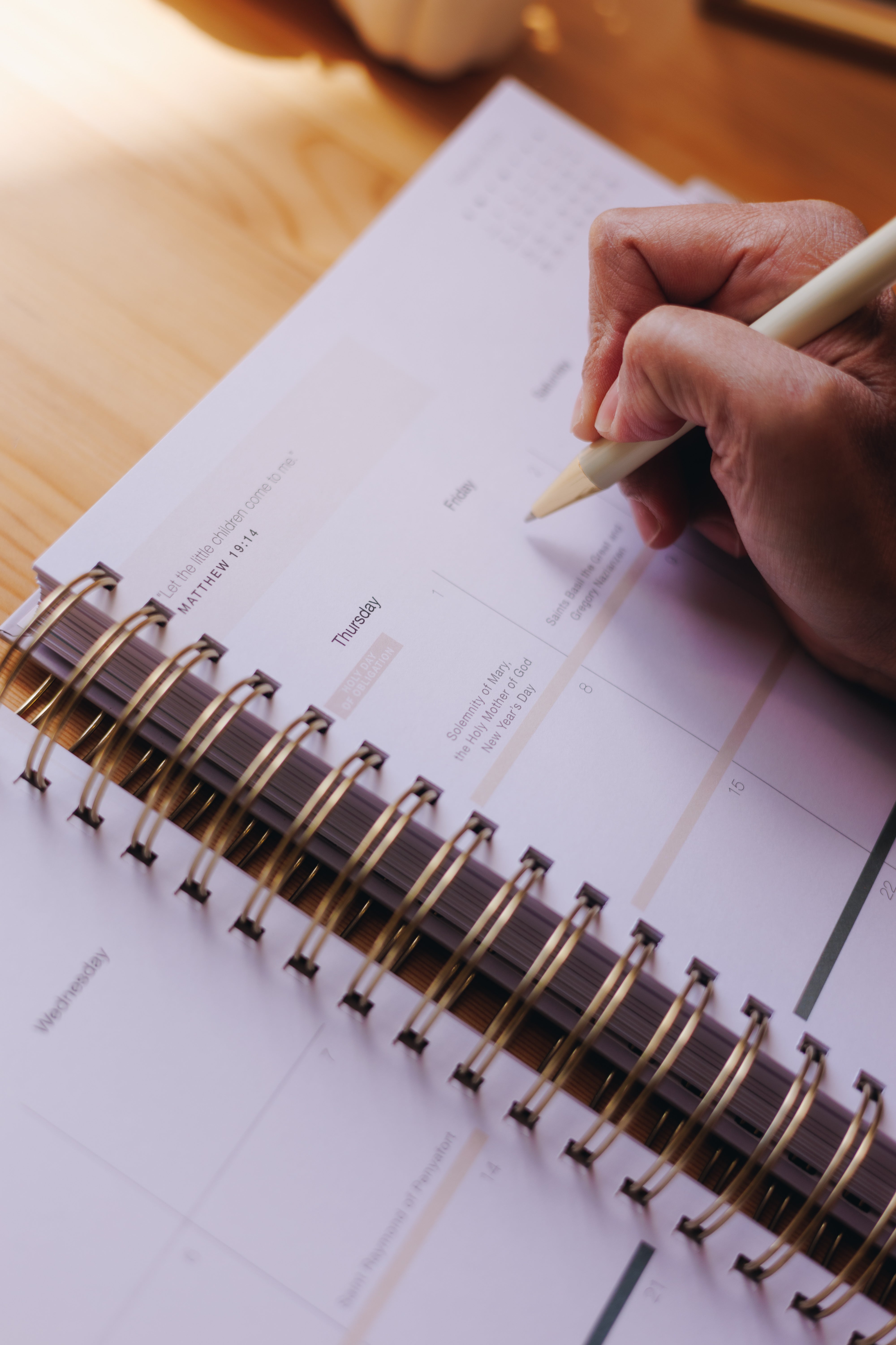 2026 Calendar Year Catholic Liturgical Planner // Big Layout