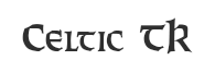 Preview of the font Celtic tr