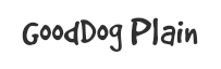 Preview of the font Gooddog plain