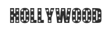 Preview of the font Hollywood