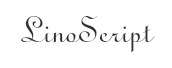 Preview of the font Linoscript