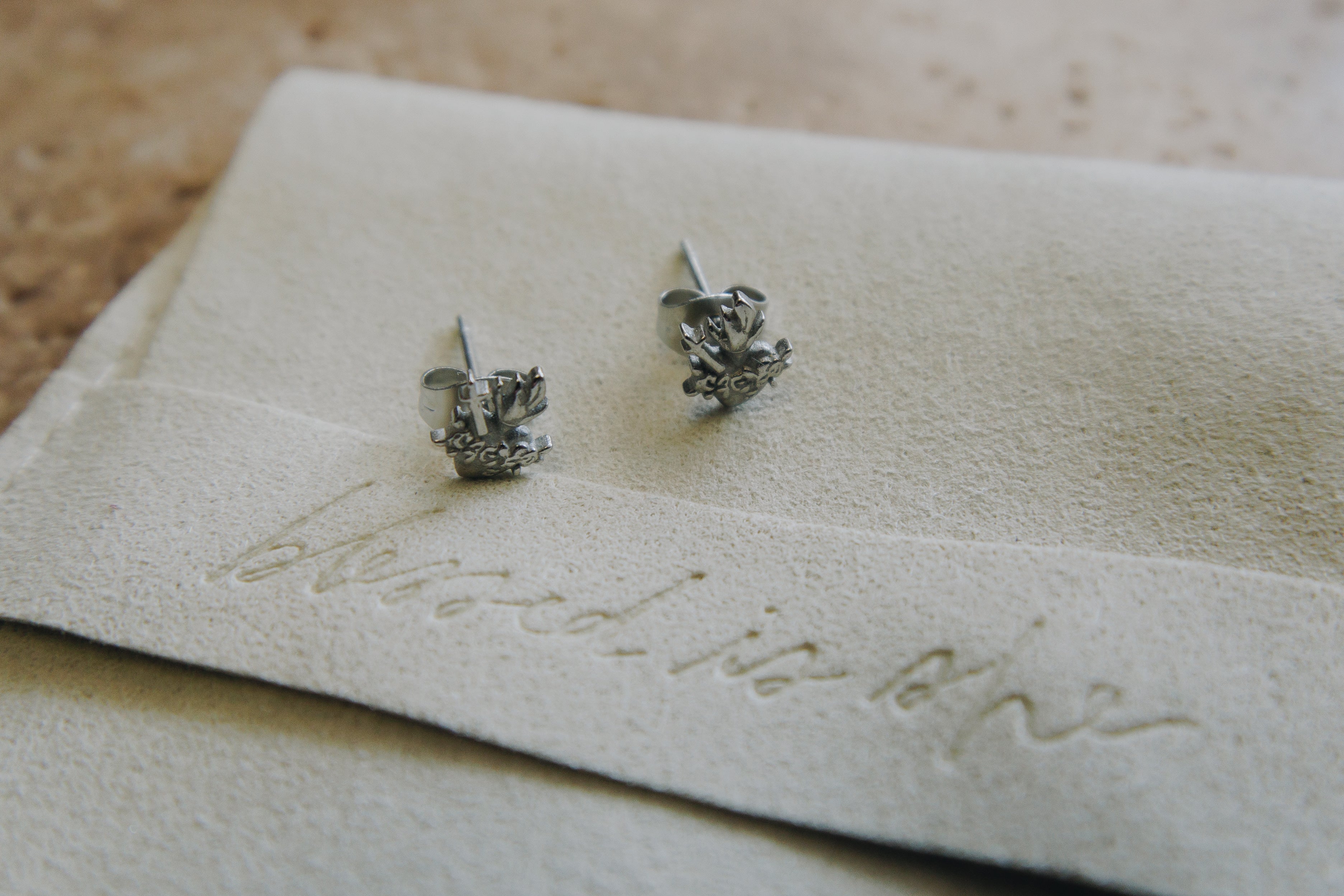 Immaculate Heart of Mary Stud Earrings