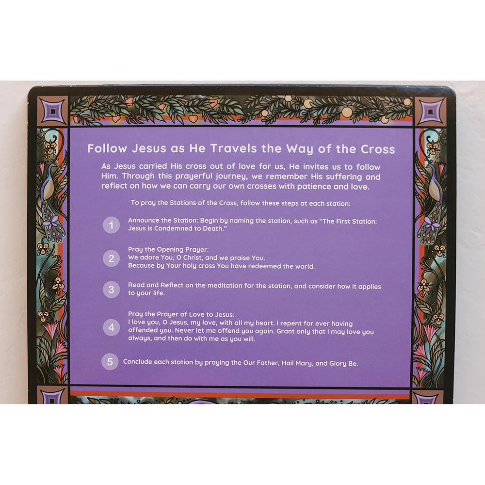 The Stations of the Cross Water Reveal Book