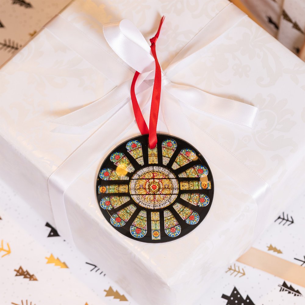 Famous Cathedrals Stained Glass Ornament Collection 3 - Set of 6