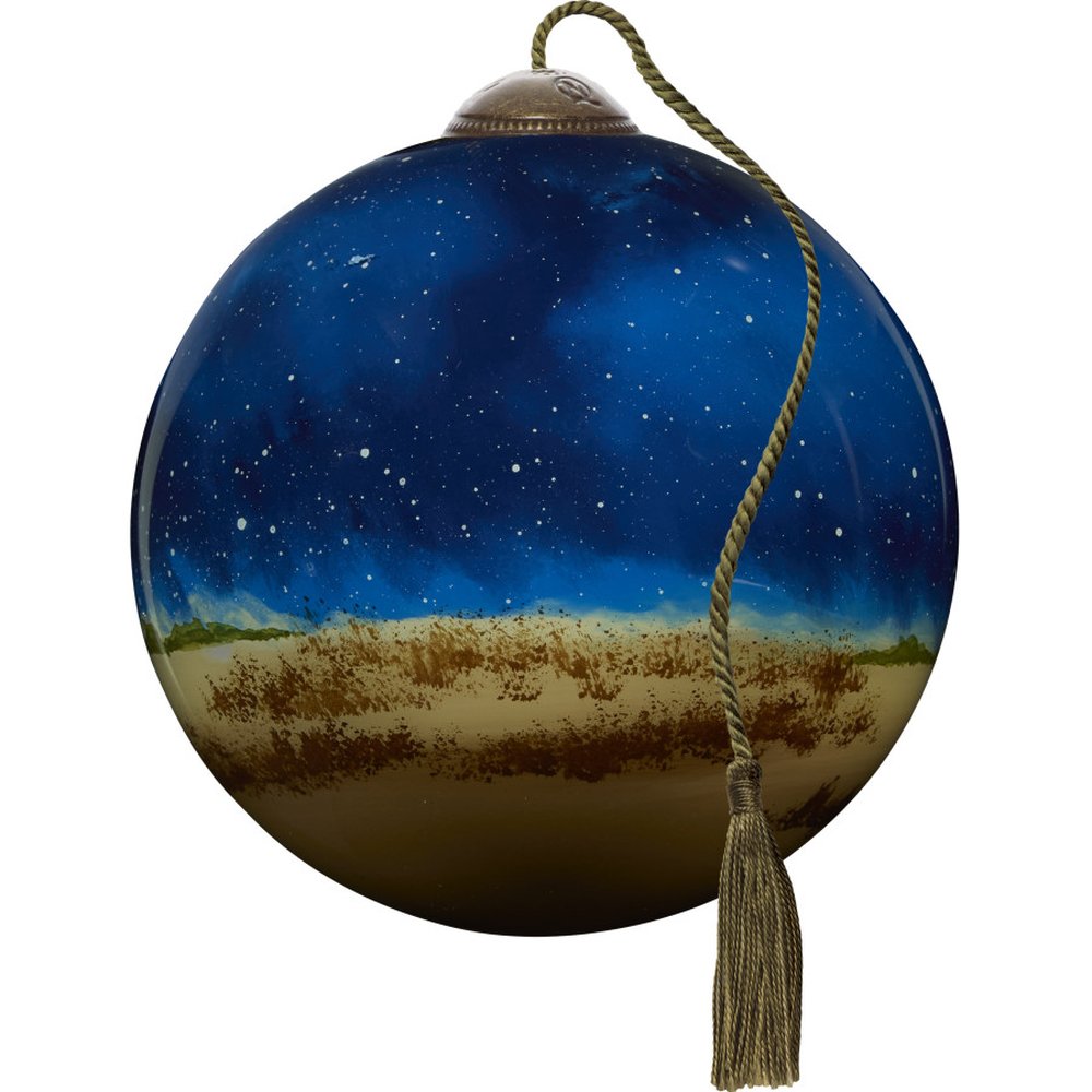 A Nativity of Radiant Hope Blown Glass Ornament