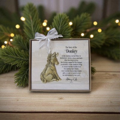 Story of the Donkey Ornament