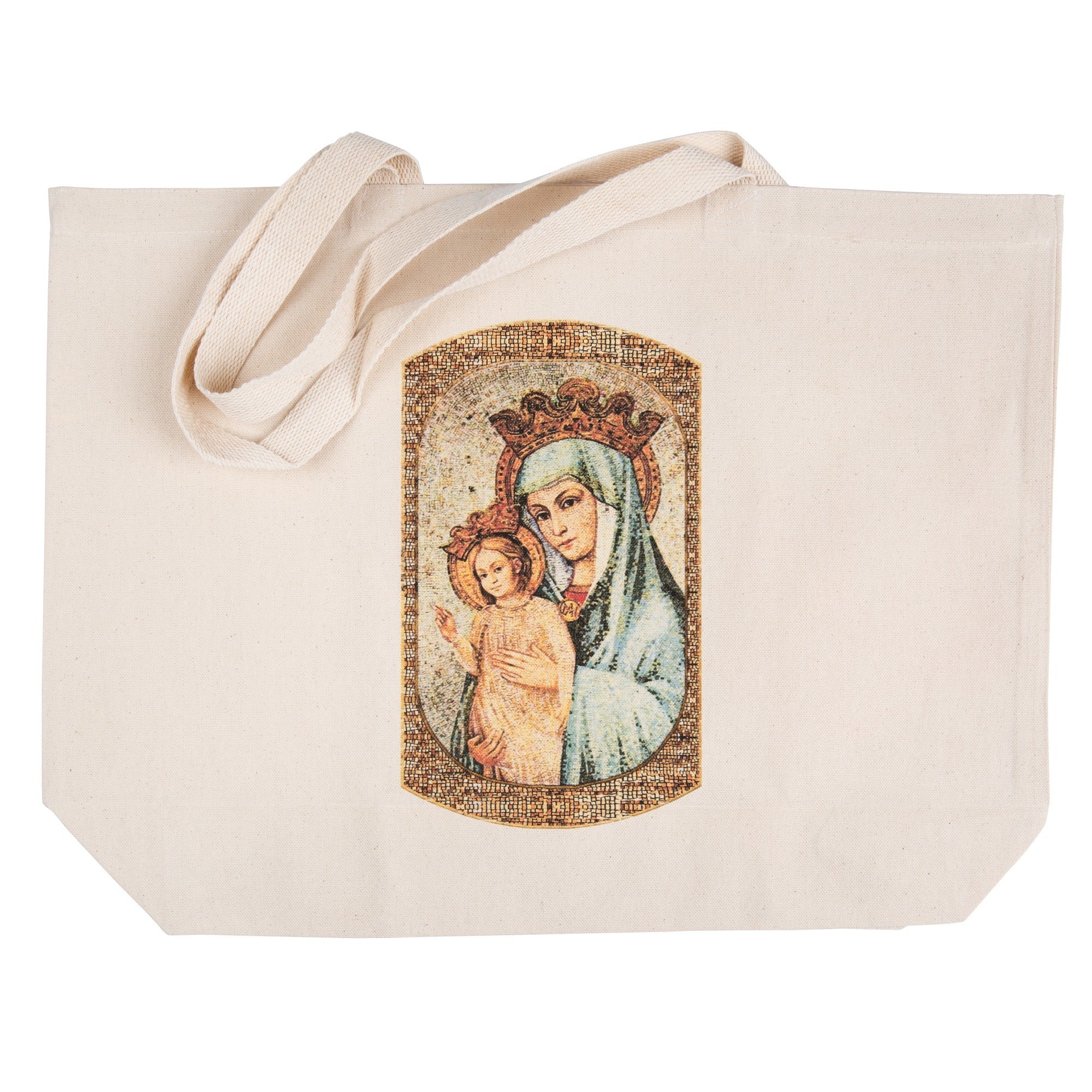 Mater Ecclesiae Mosaic Canvas Tote
