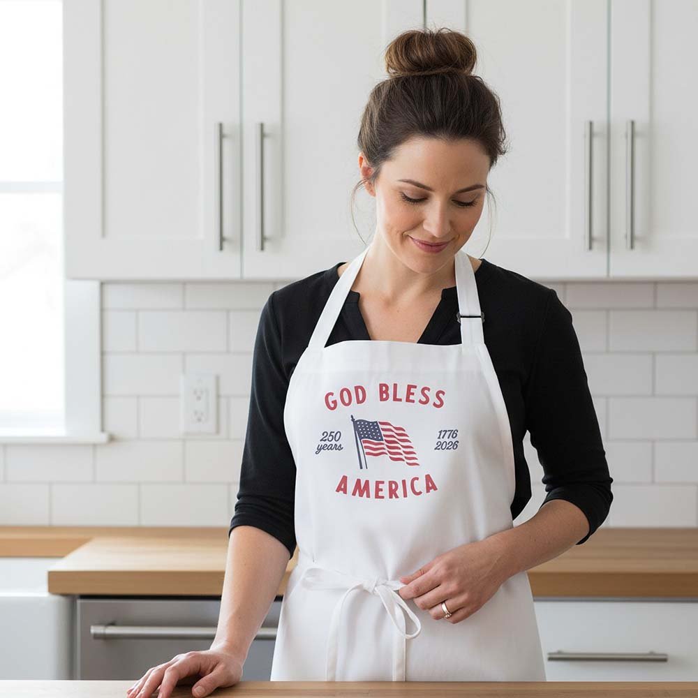 God Bless America 250th Commemorative Apron