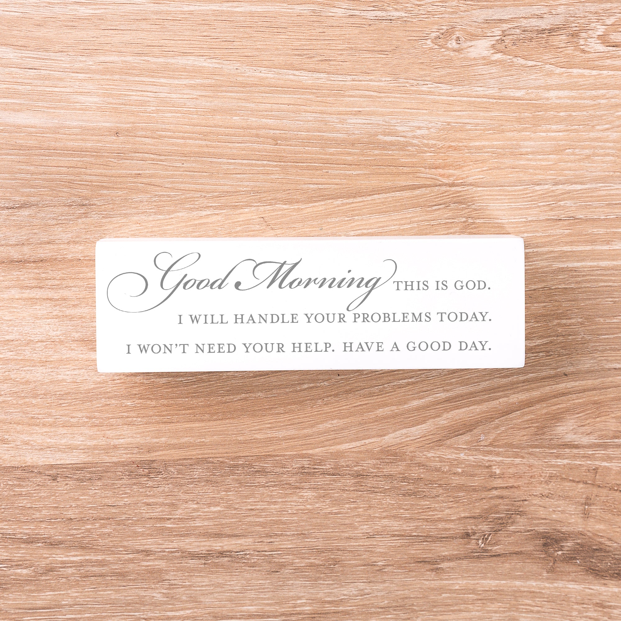 Good Morning from God Quote Block