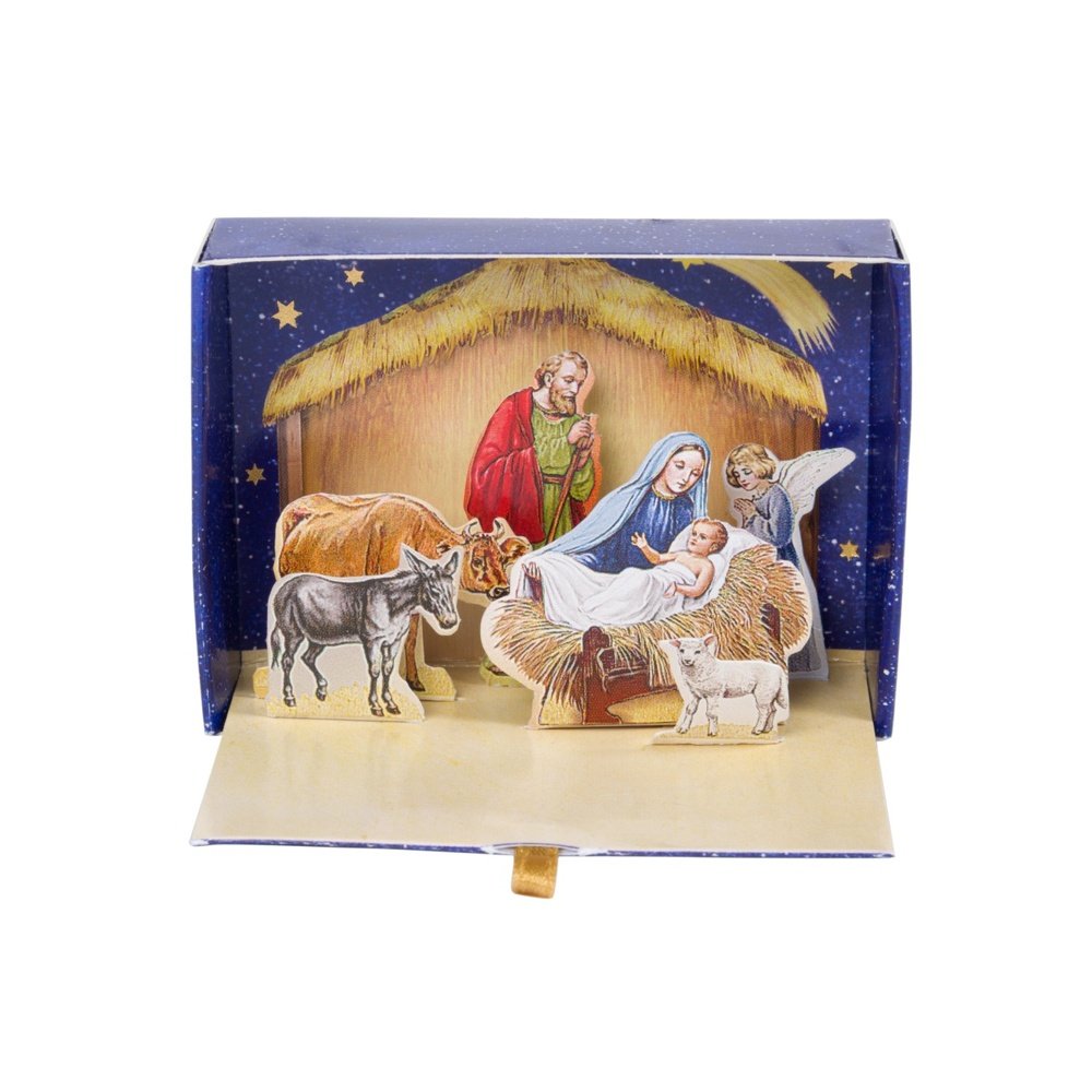 Pop-Up Match Box Nativity Scene - Set of 12