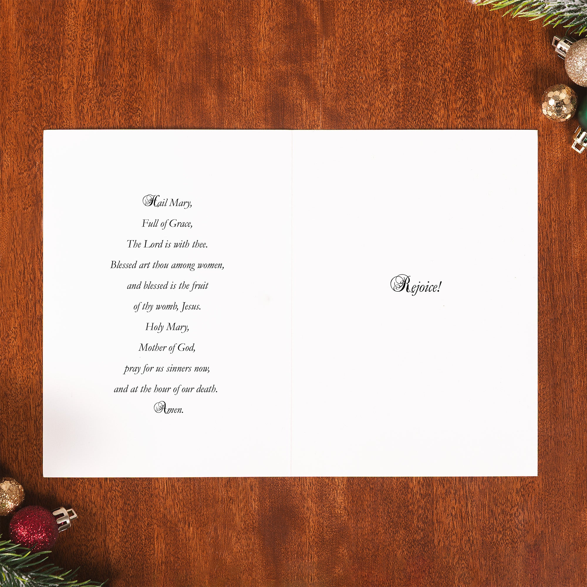 Joy to the World Folk Art Christmas Cards - Set of 20