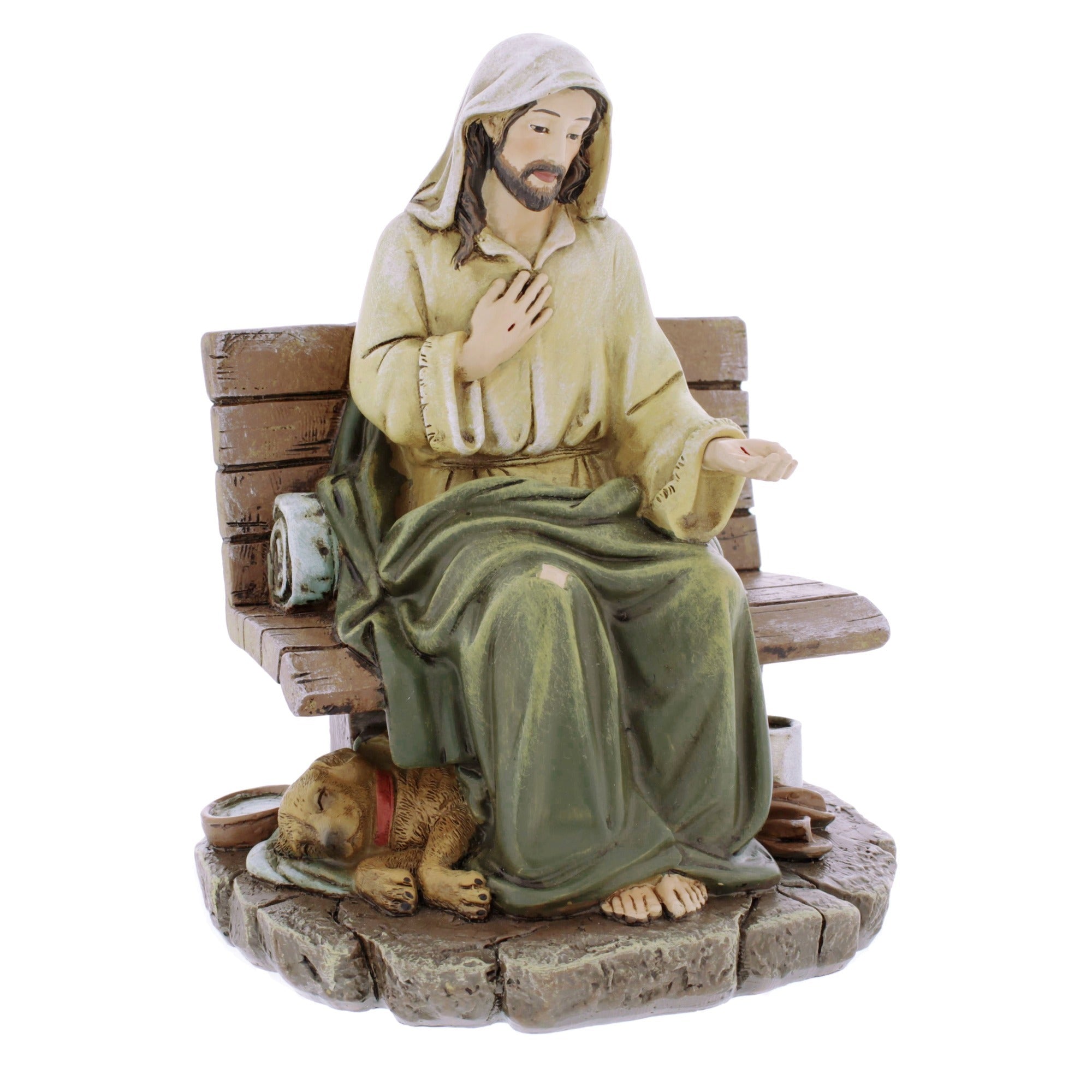 No Place to Rest Jesus Statue