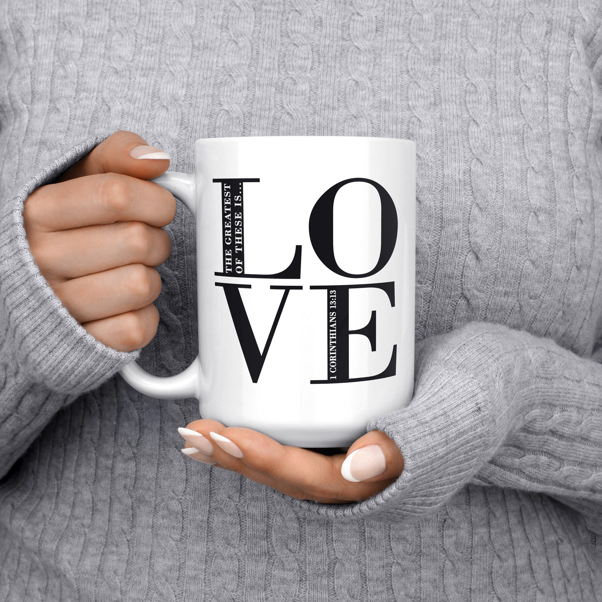 Square Letters "Love" Mug
