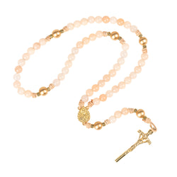 Mary Magdalene Leather Rosary