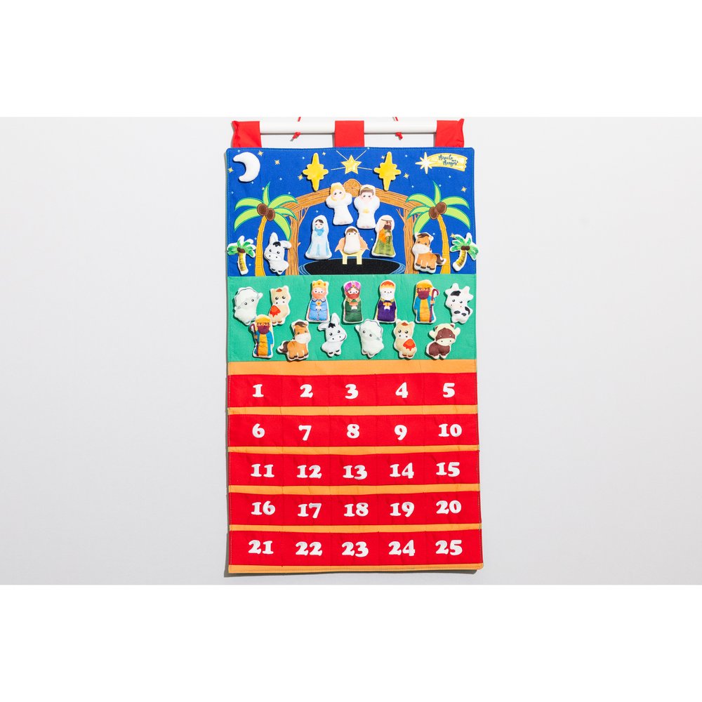 Miracle in a Manger Felt Advent Calendar