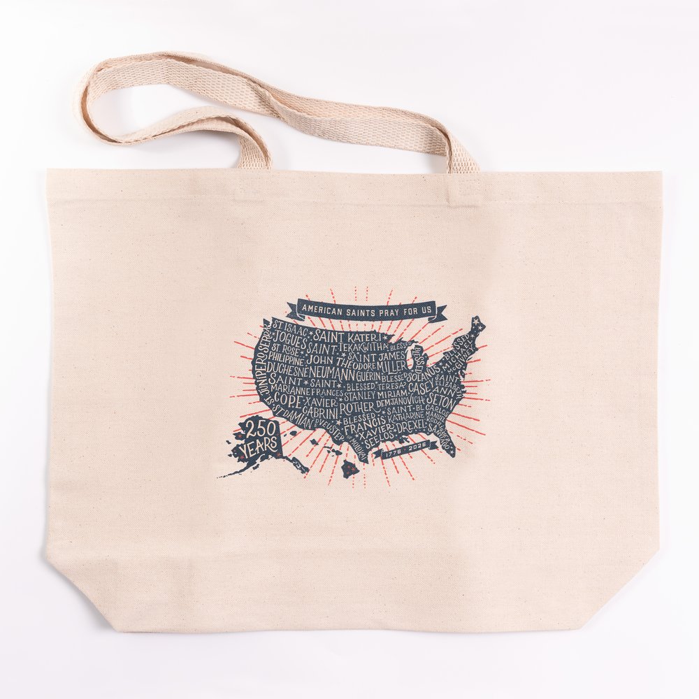 American Saints 250th Commemorative Canvas Tote