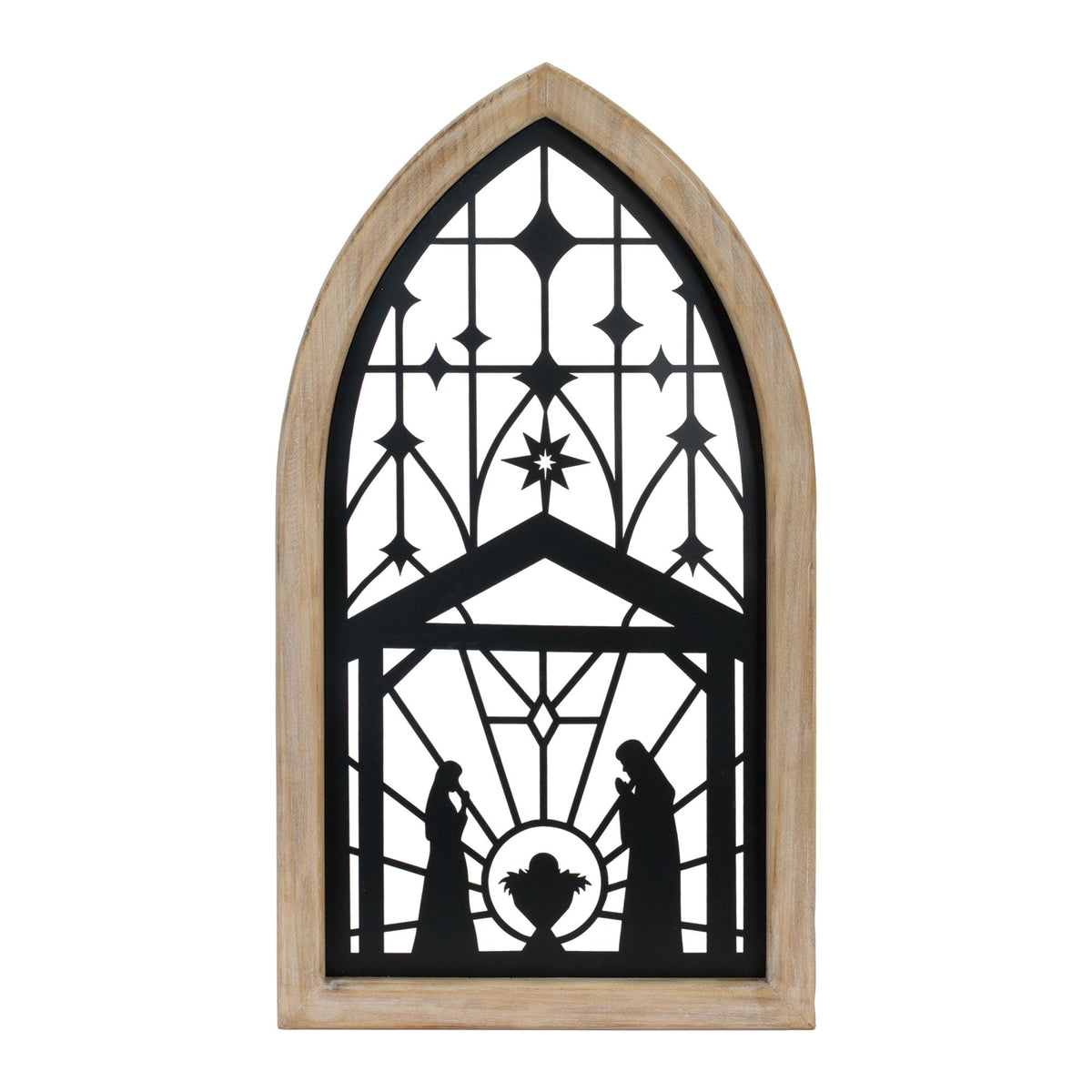 Holy Family Arched Window Wall Art