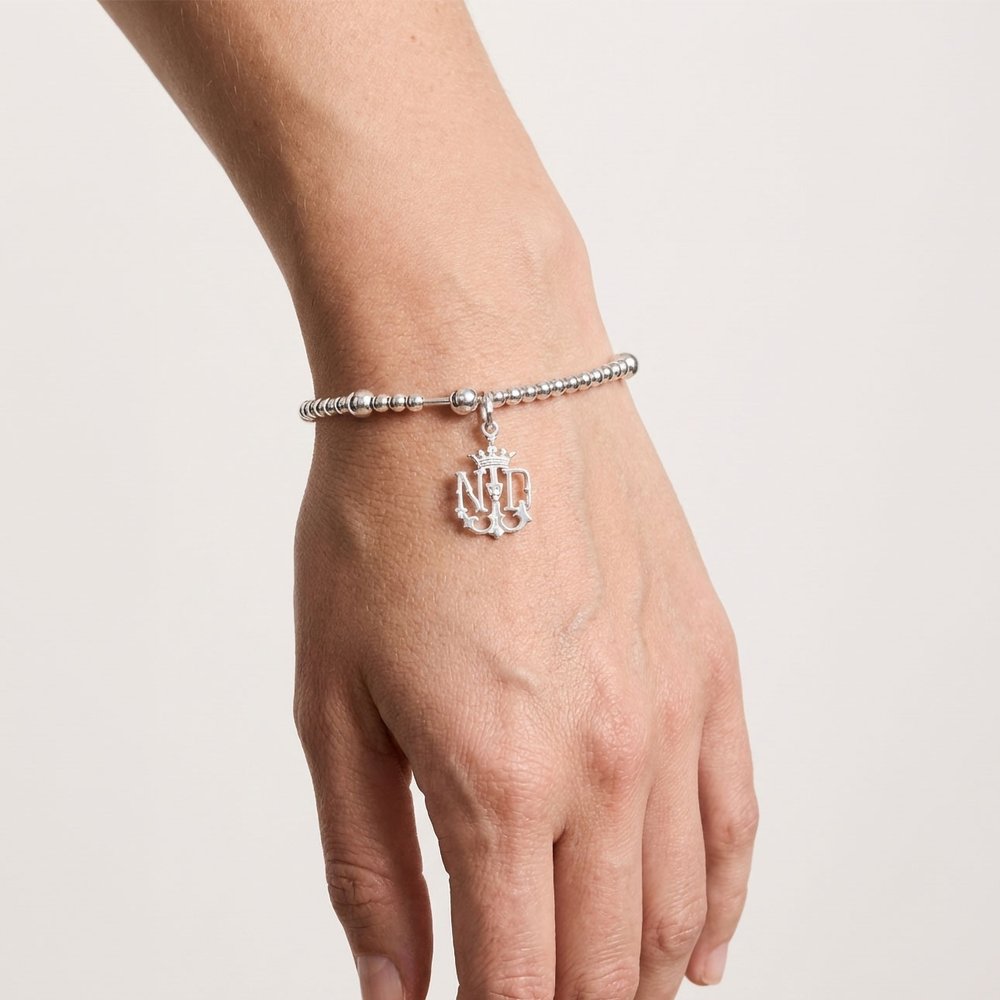 Sterling Silver Notre Dame Rosary Bracelet