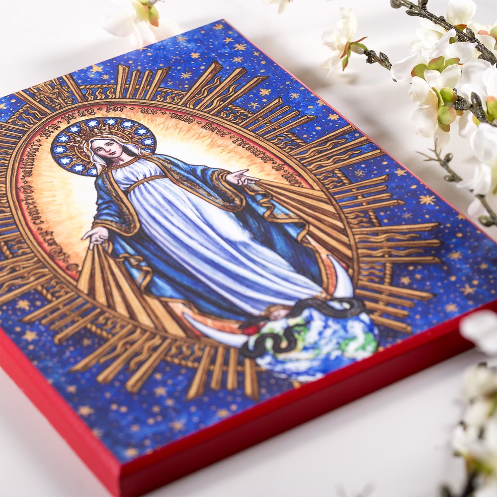 Our Lady of Grace Contemporary Wall Plaque - 8" x 10"