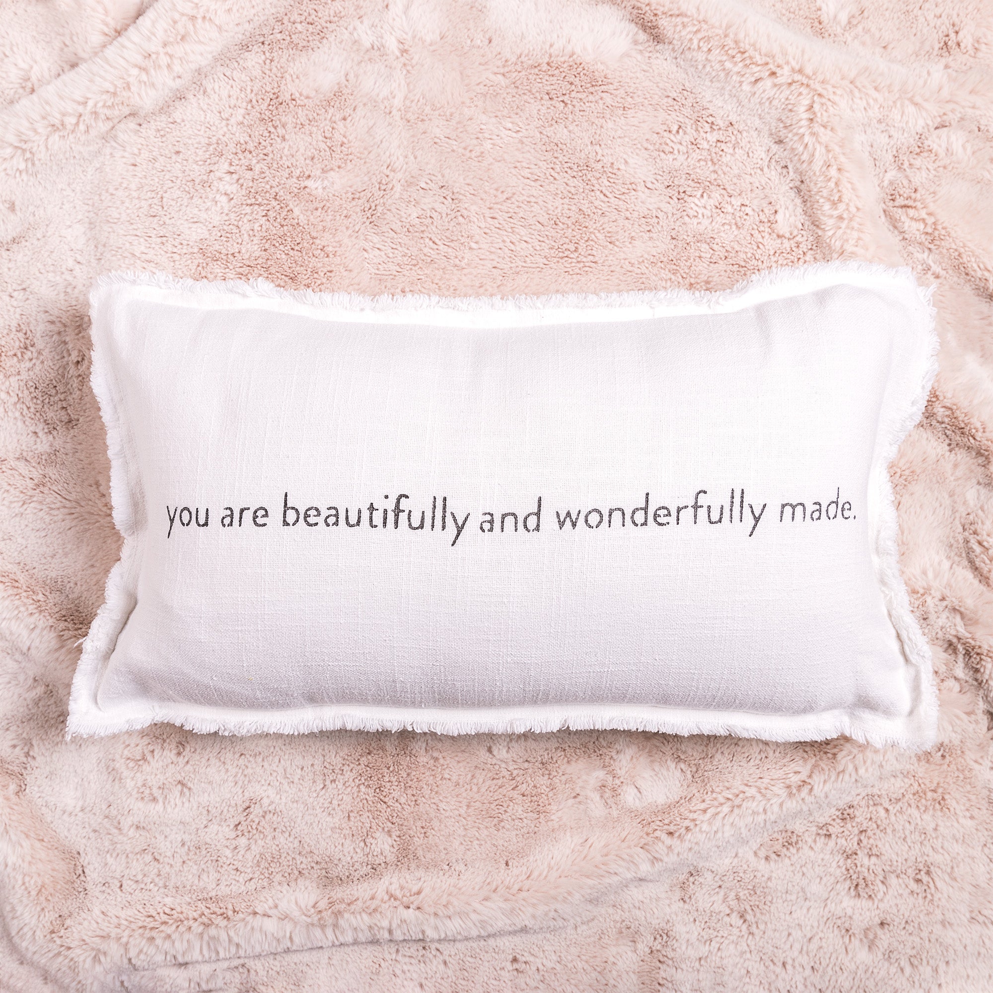 Wonderfully Made Nursery Lumbar Pillow