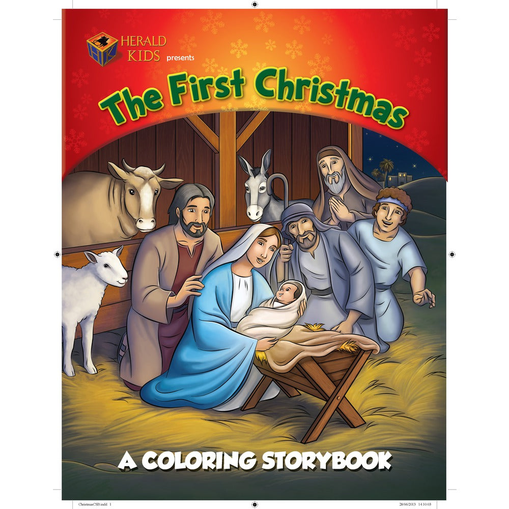 The First Christmas Coloring Storybook