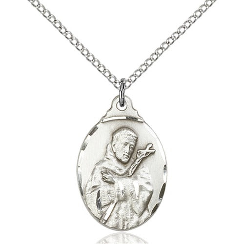 Sterling Silver St. Francis Pendant - 2507670