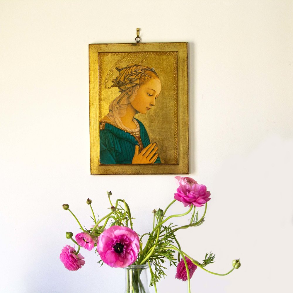 Lippi Madonna Italian Plaque