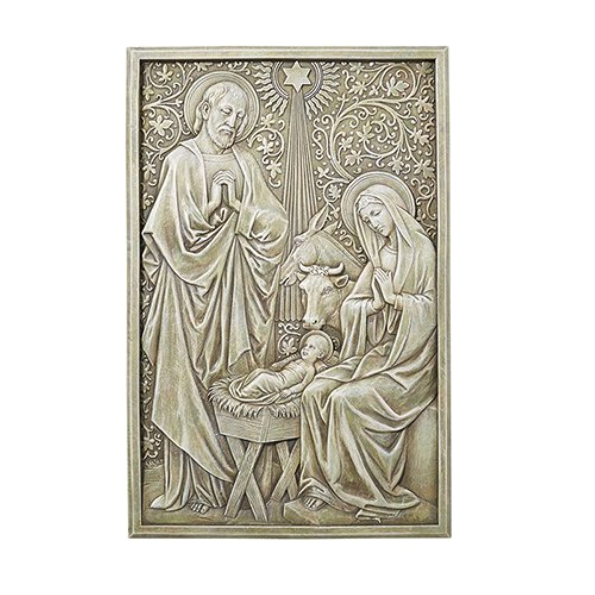 Nativity Garden Plaque-13"