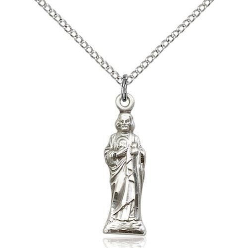 Sterling Silver St. Jude Pendant - 2508322