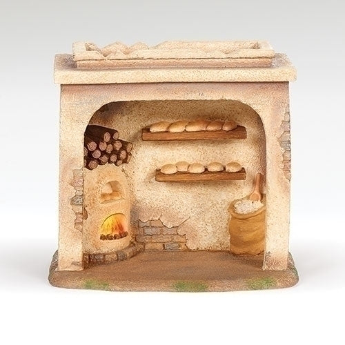 Fontanini LED Bakery Shop for 5" Scale Nativity Village