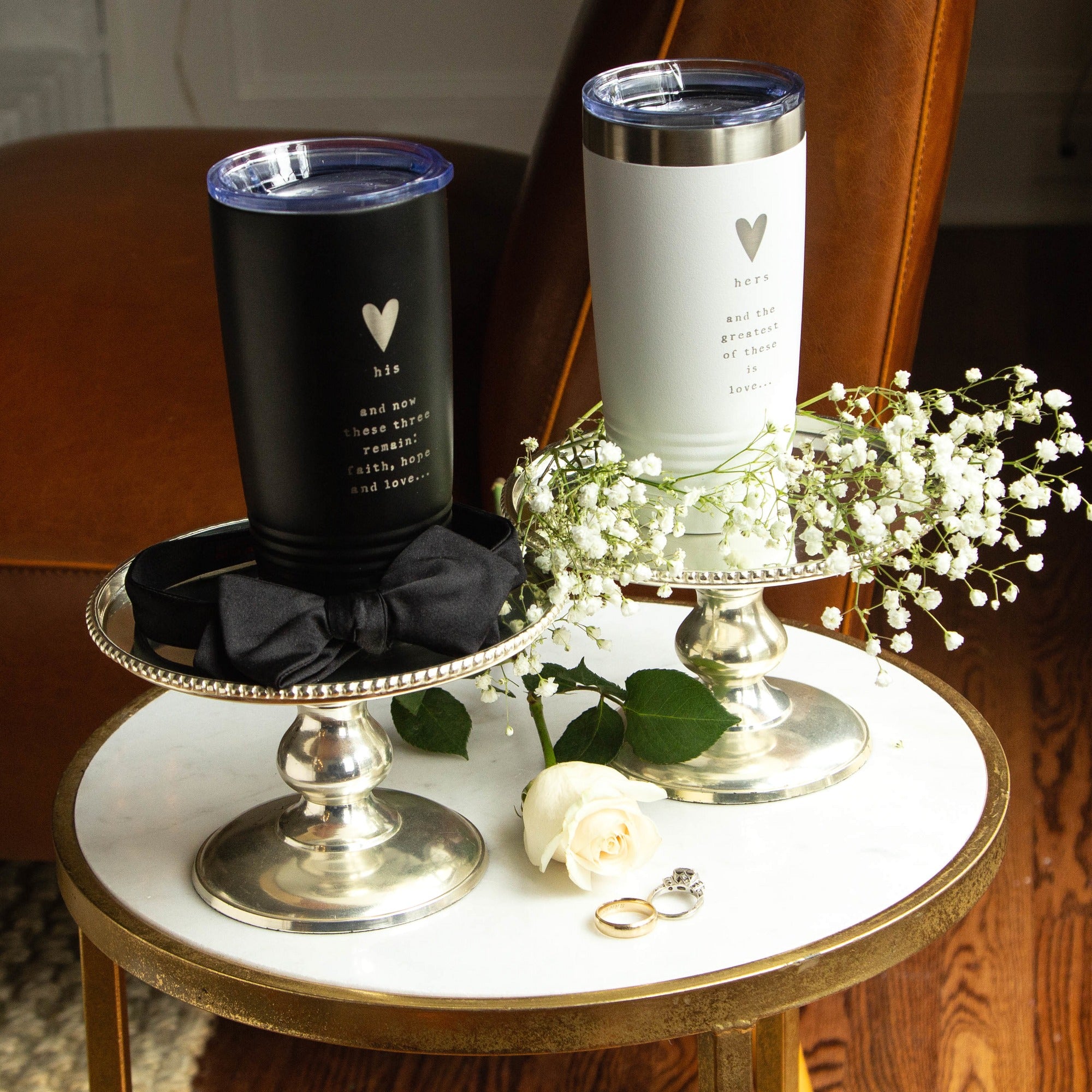 The Greatest of These His & Hers Insulated 20 oz. Tumblers Set