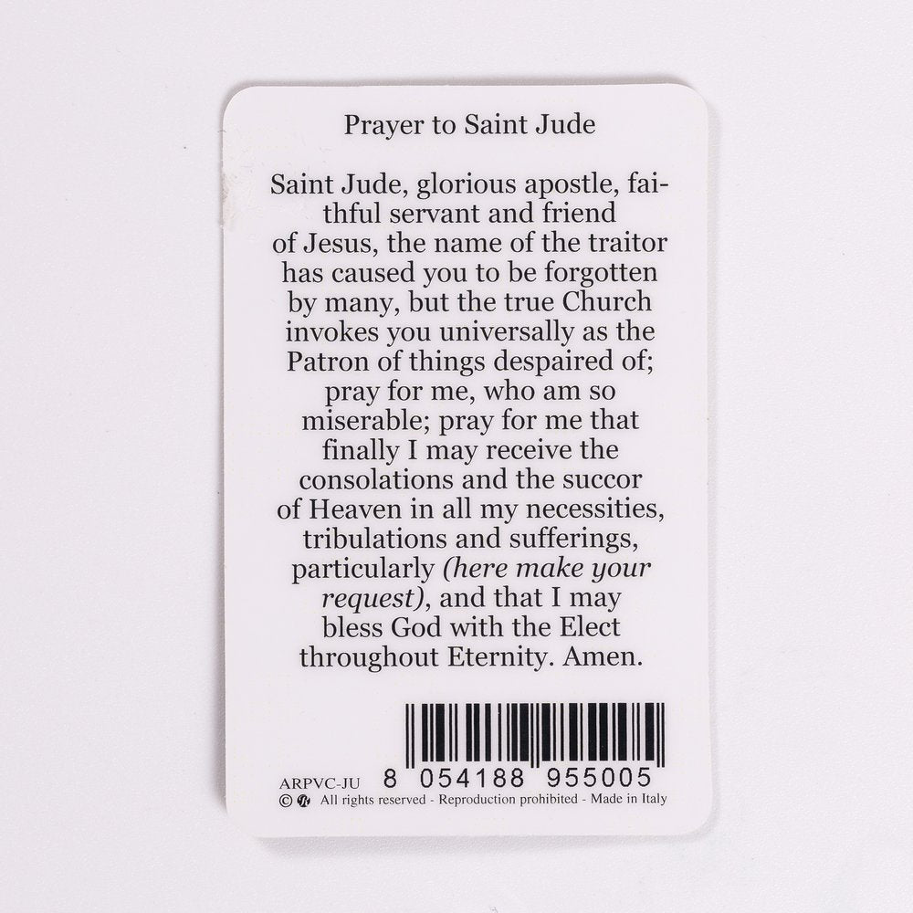 St. Jude Laminated Prayer Card