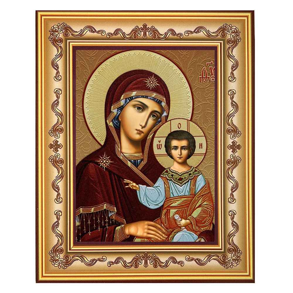Classic Madonna & Child Framed Icon