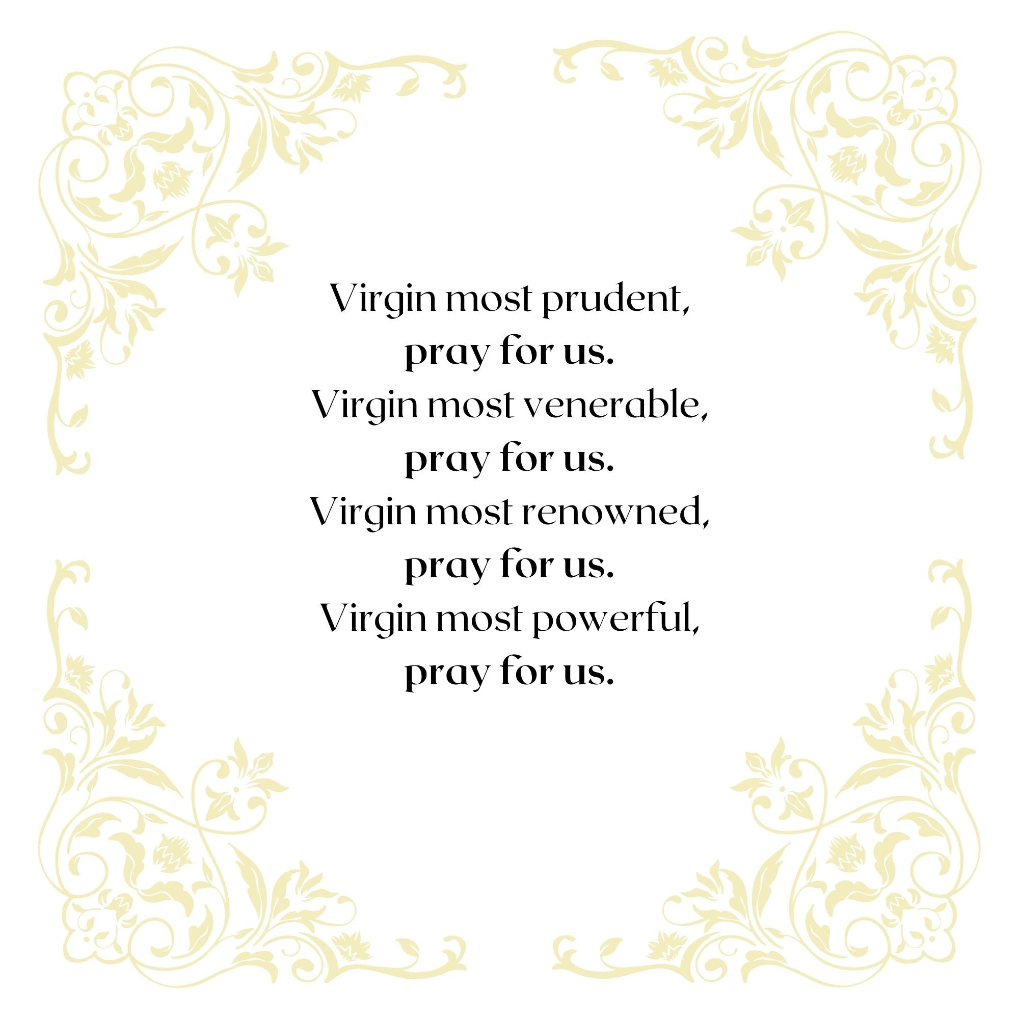 Litanies for Littles: The Most Blessed Virgin Mary and Saint Joseph