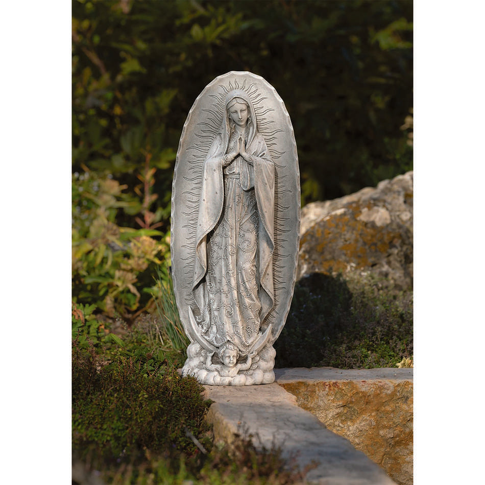 Our Lady of Guadalupe Garden Statue - 18.75"