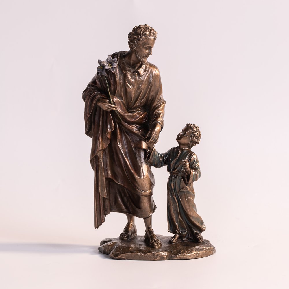 St. Joseph and Child Statue - 8.25''