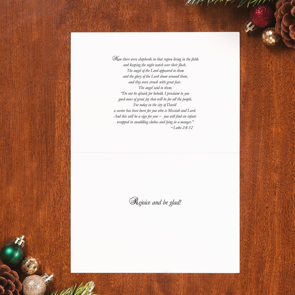 Gloria Nativity Christmas Cards - Set of 20