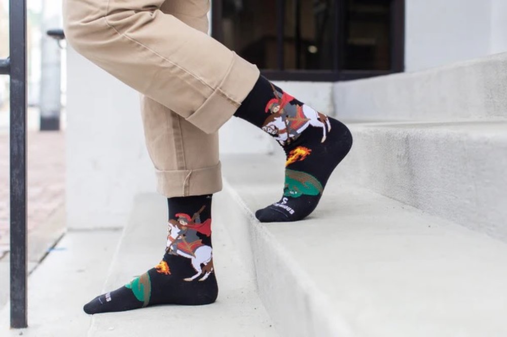 St. George & the Dragon Adult Socks