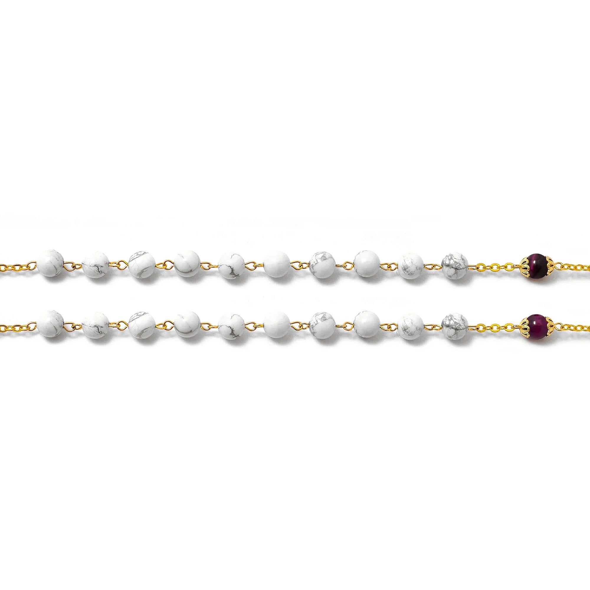 Ghirelli Aulite & Red Tiger Eye Risen Christ Rosary
