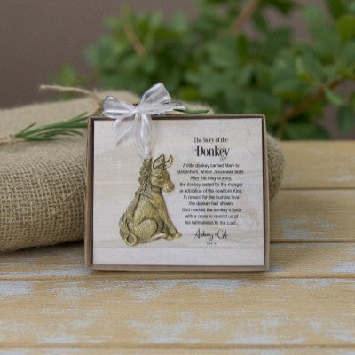 Story of the Donkey Ornament