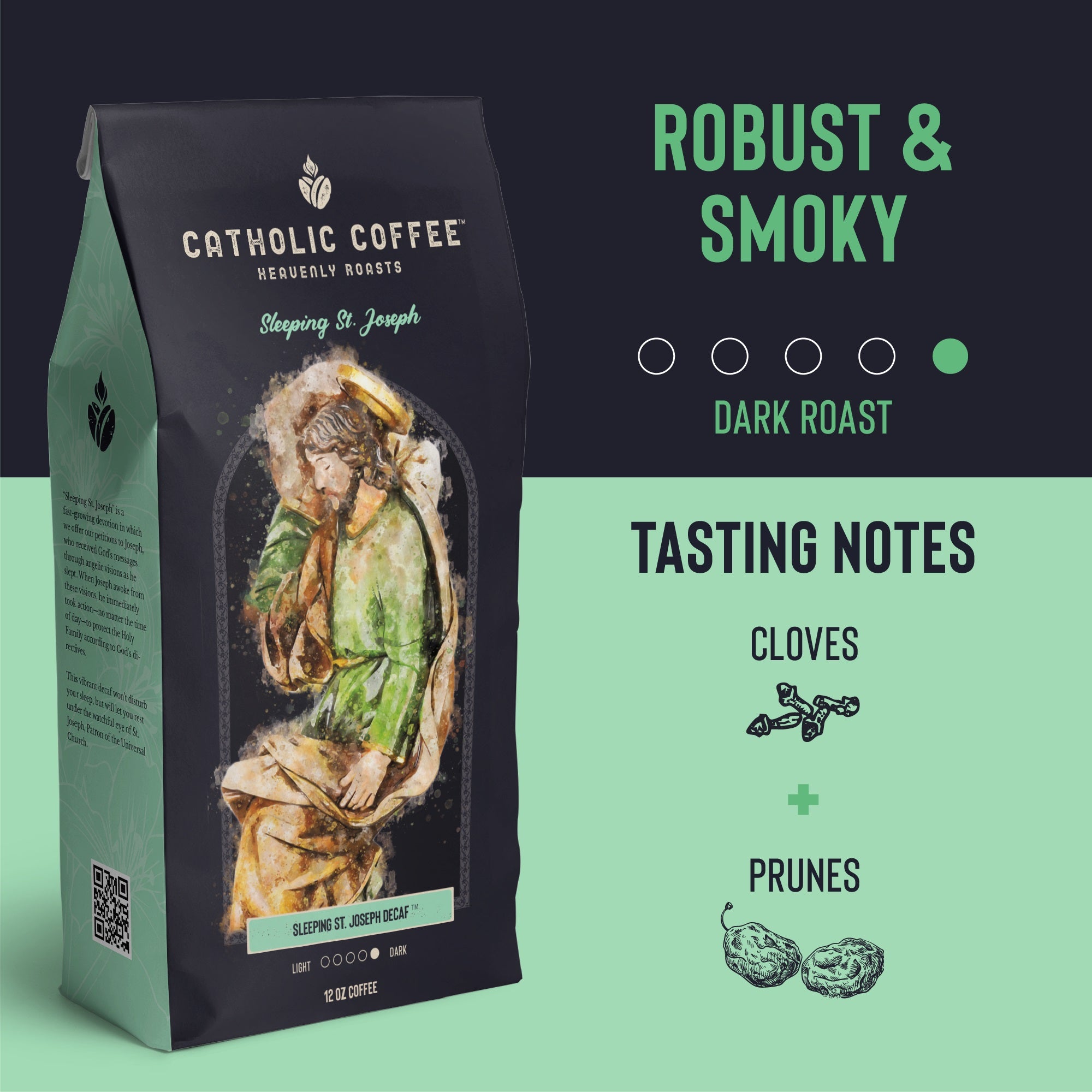 Sleeping St. Joseph Decaf Coffee - 12 oz. Bag
