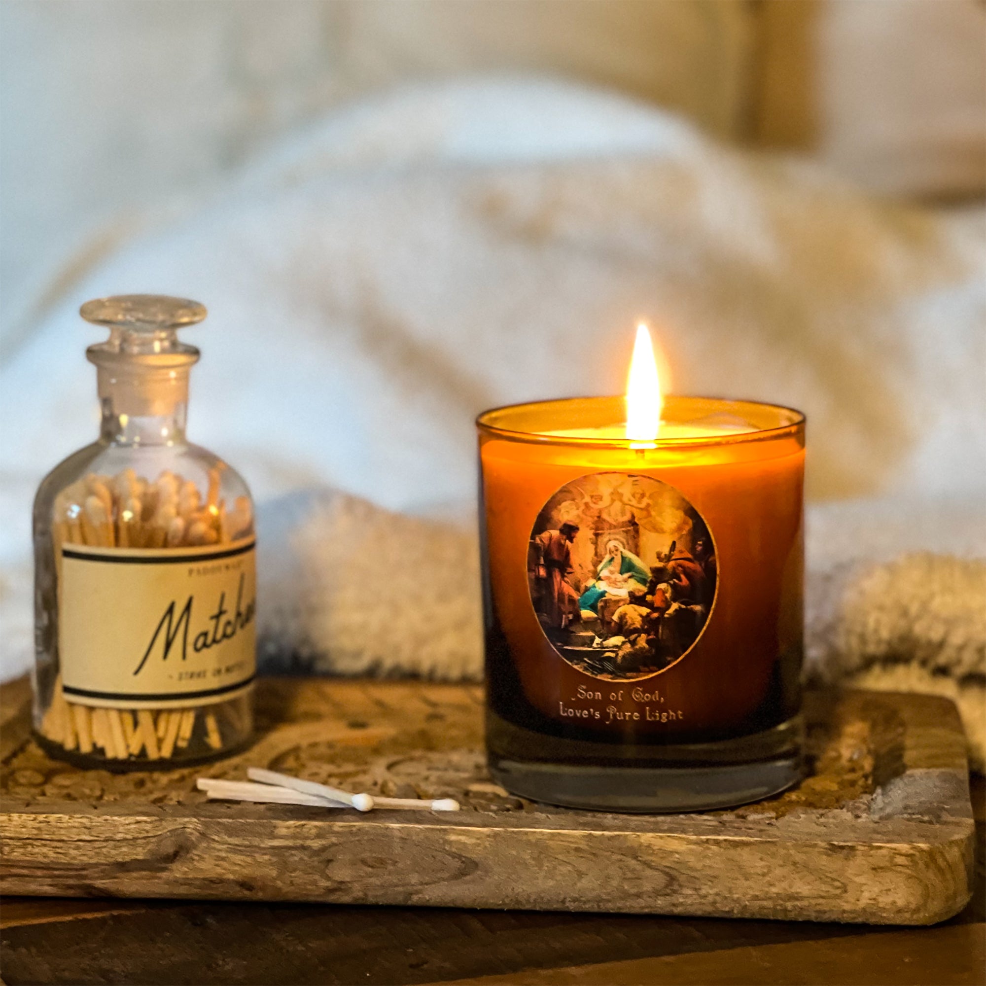 Adoración de los Pastores Candle