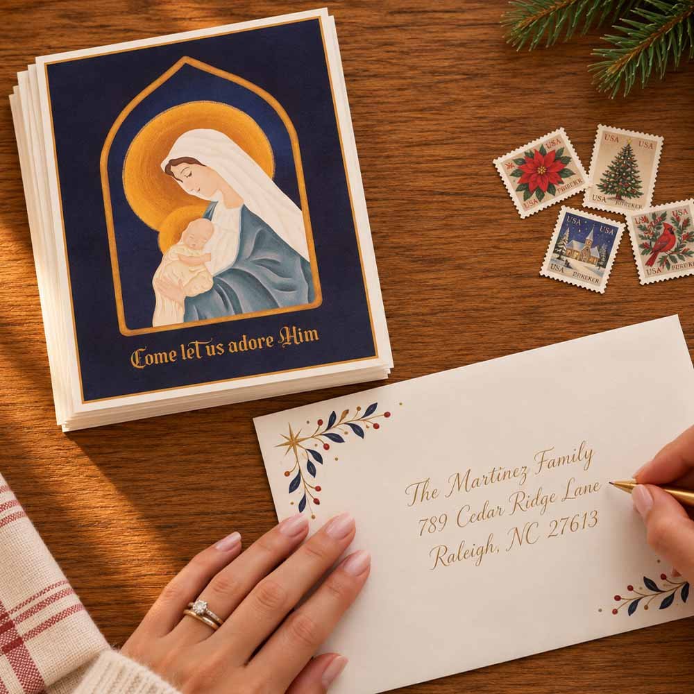 Adore Him Christmas Cards - Set of 20