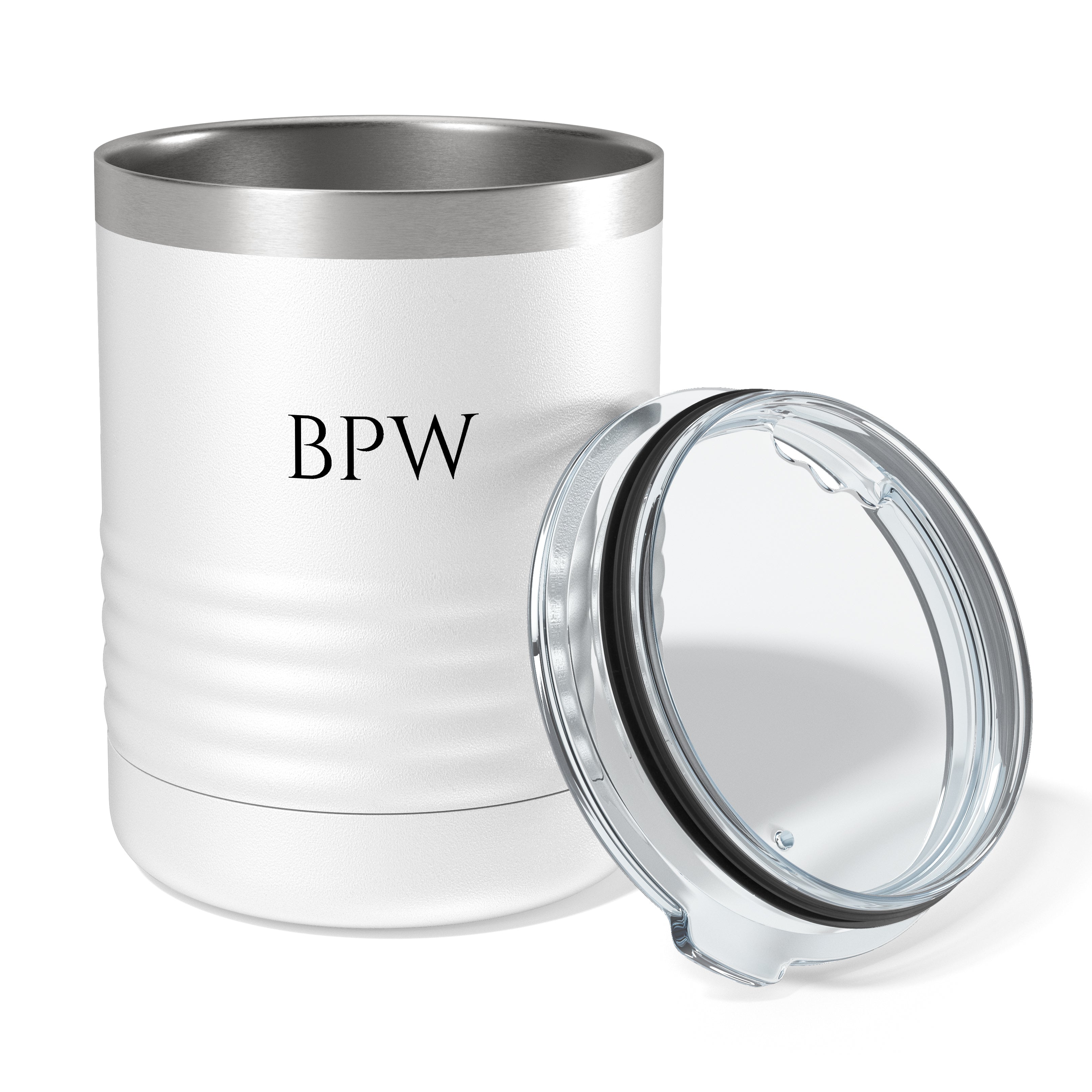 Personalized Sacred Heart of Jesus 10 oz. White Tumbler