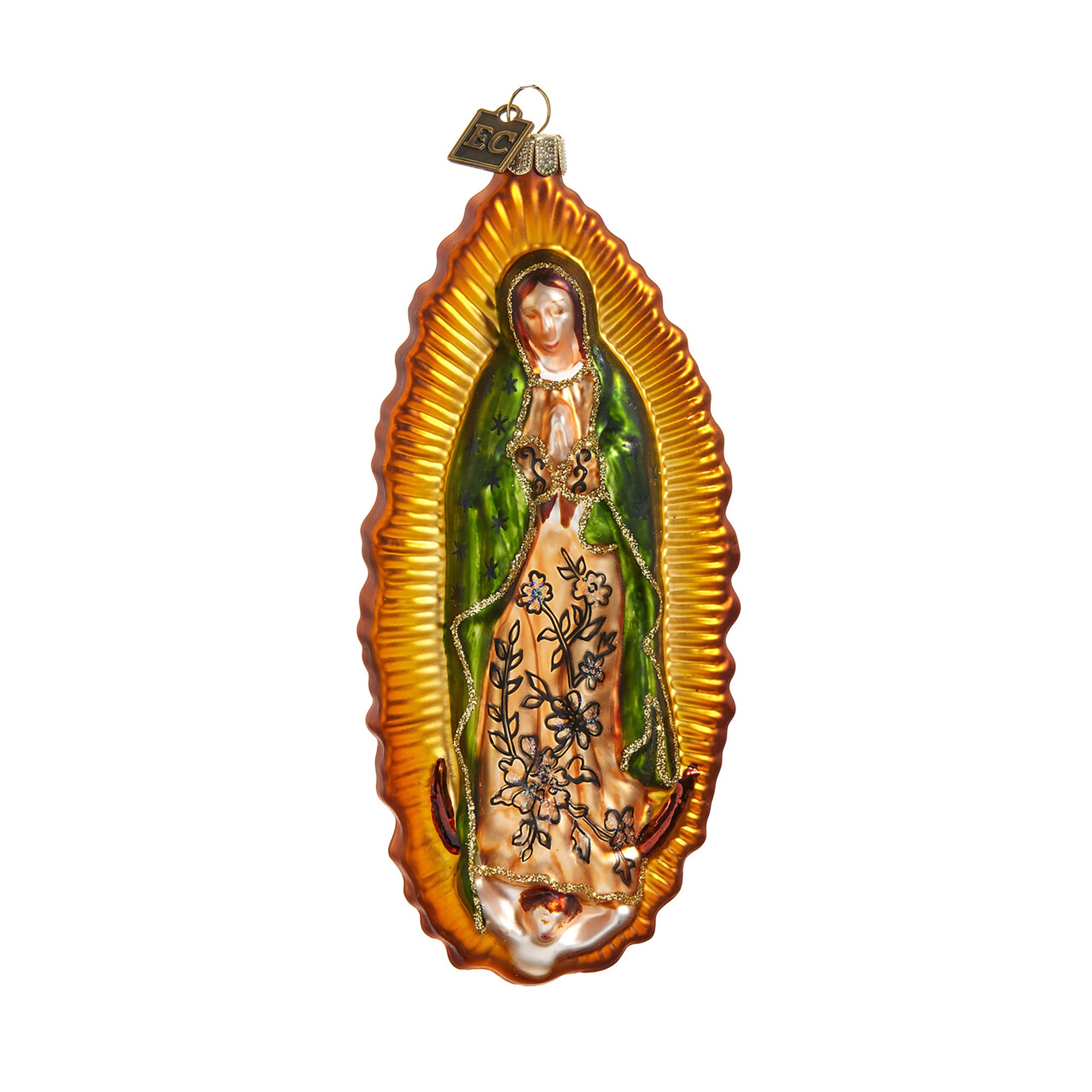 Brilliant Our Lady of Guadalupe Ornament
