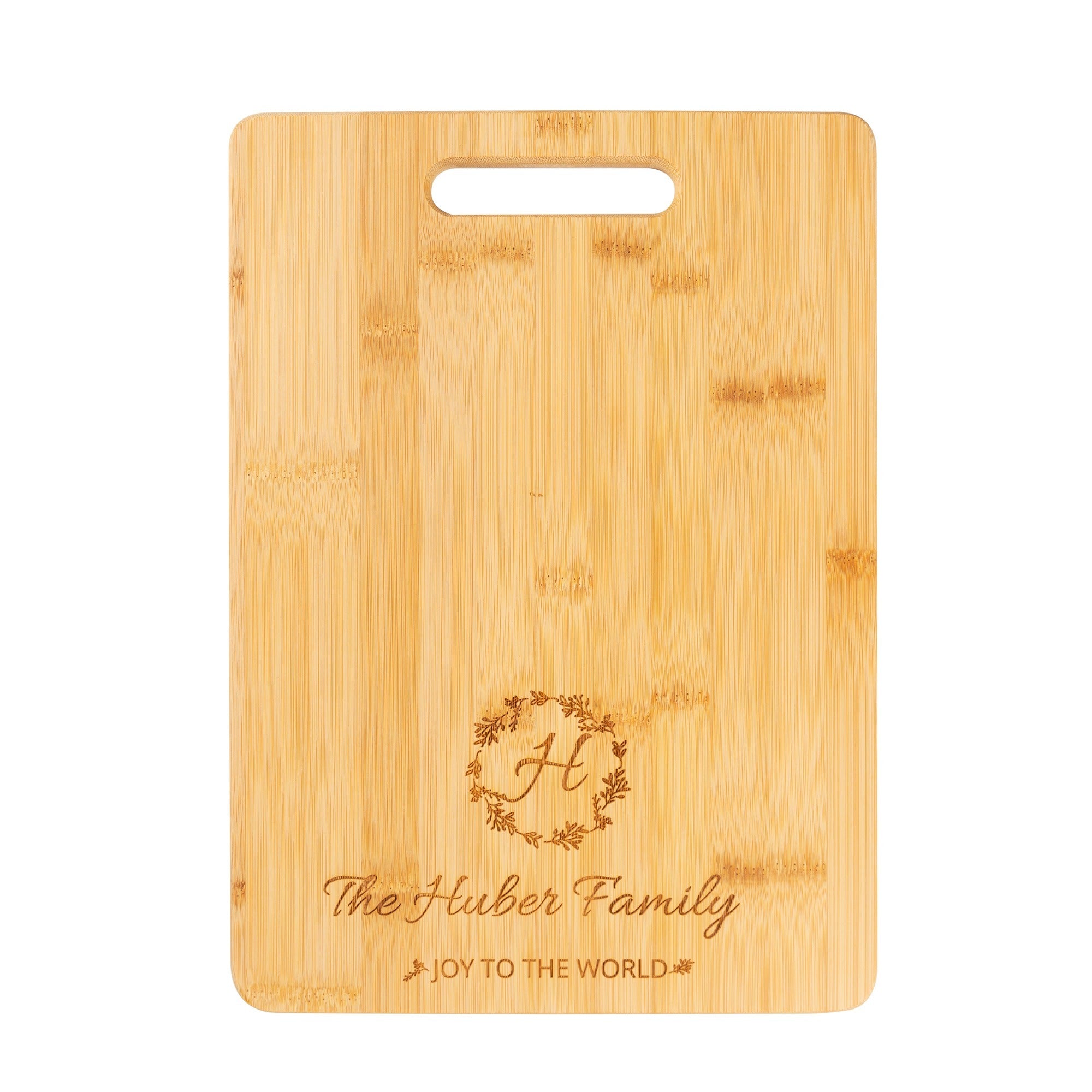 Personalized Joy to the World Cutting Board